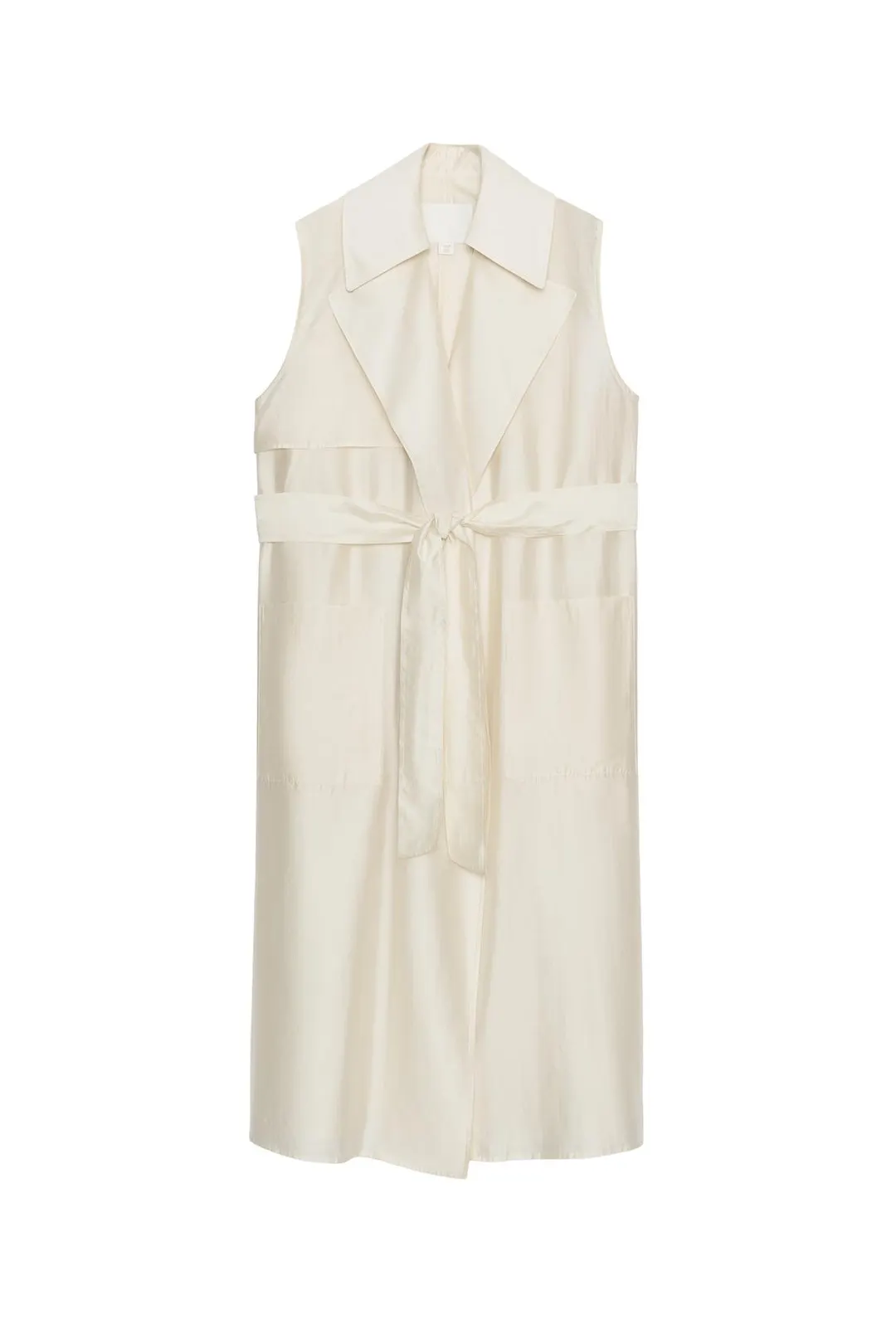 Длинный жилет струящегося кроя ZW Collection, Zara