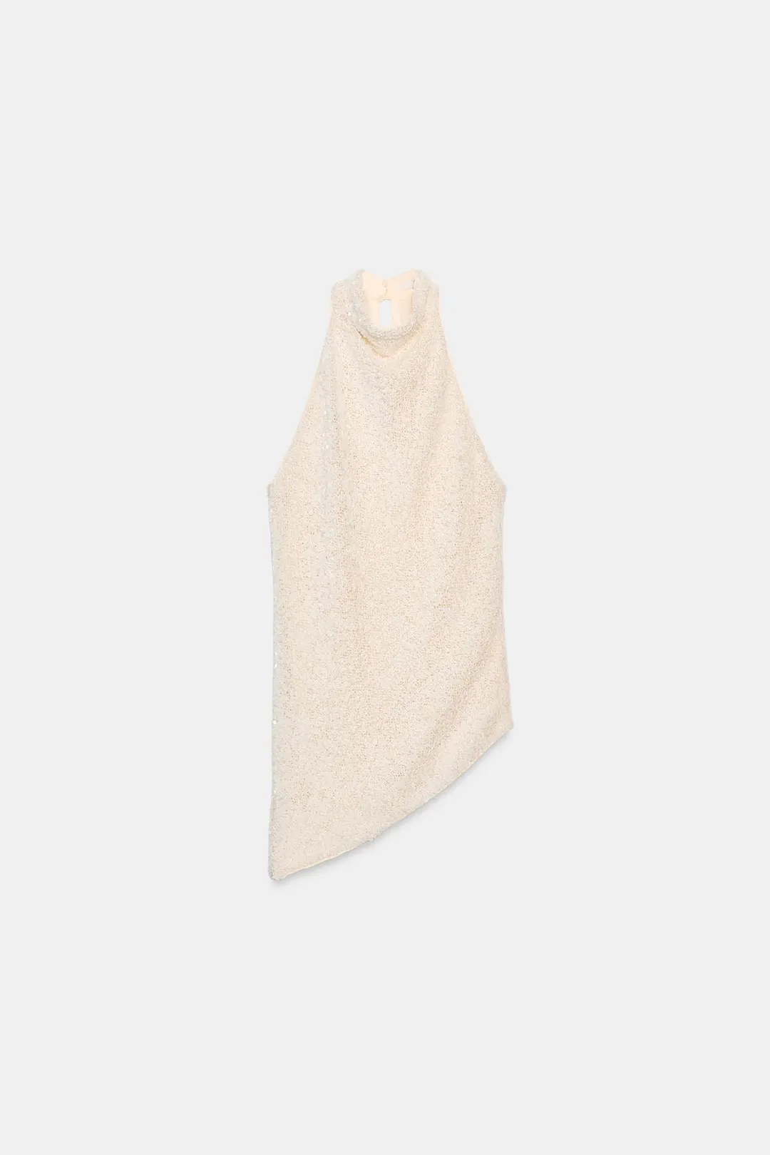 Топ халтер с пайетками ZW Collection, Zara