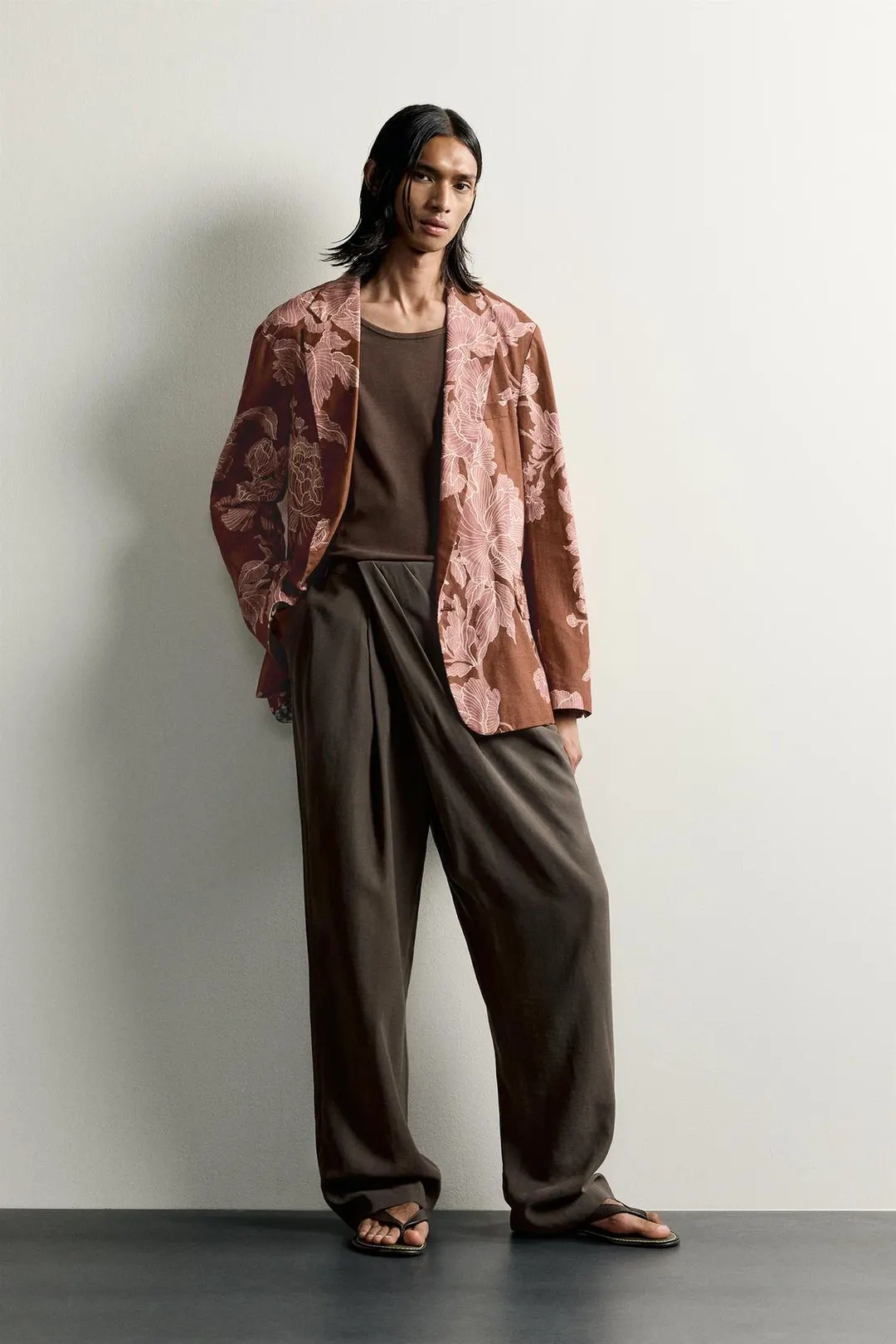 Брюки струящиеся с драпировкой Limited Edition, Zara