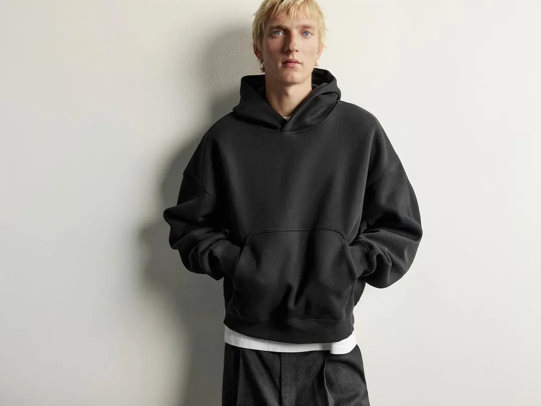 Худи компактной вязки свободного кроя, Zara