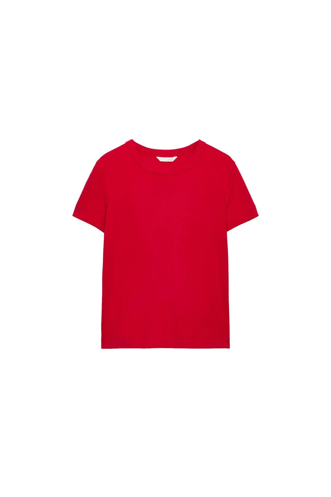 Футболка из интерлока с короткими рукавами, Zara