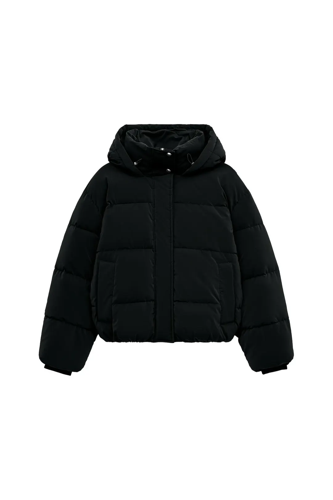 Ветрозащитный утеплённый анорак с капюшоном, Zara