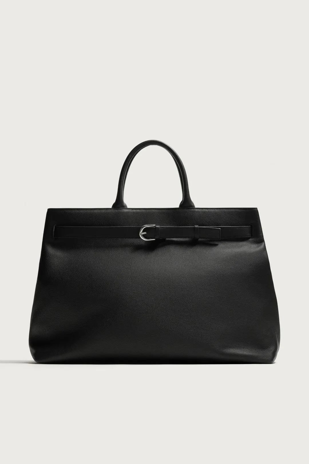 Кожаная сумка с ремнём, Zara