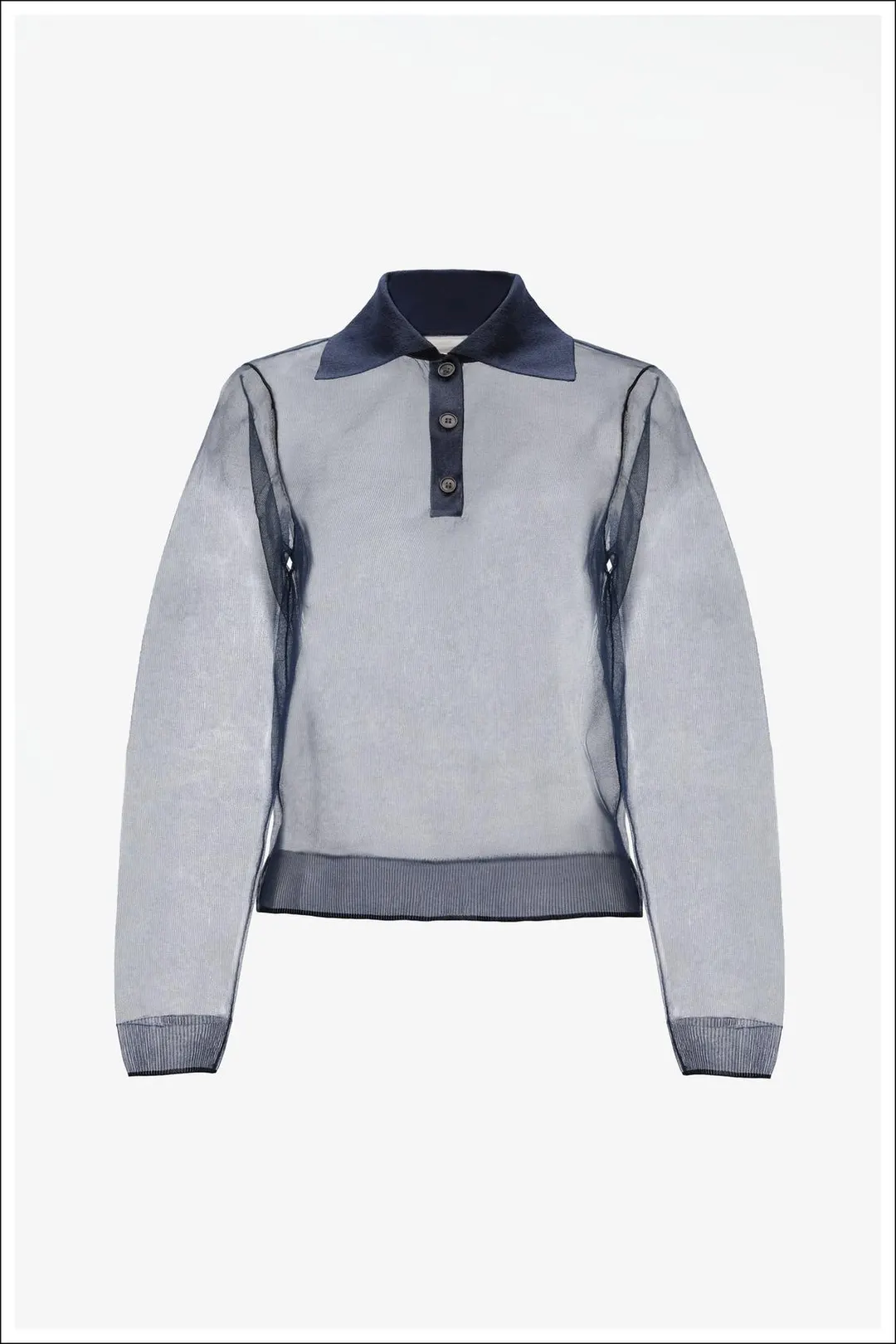 Полупрозрачное вязаное поло Limited Edition, Zara