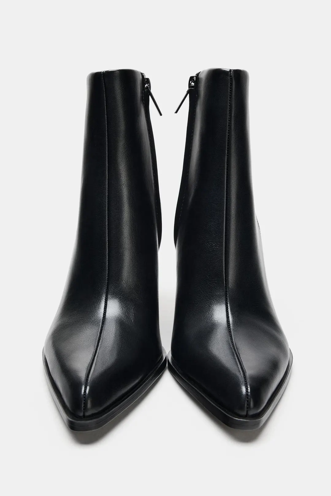 Ковбойские ботильоны на каблуке, Zara