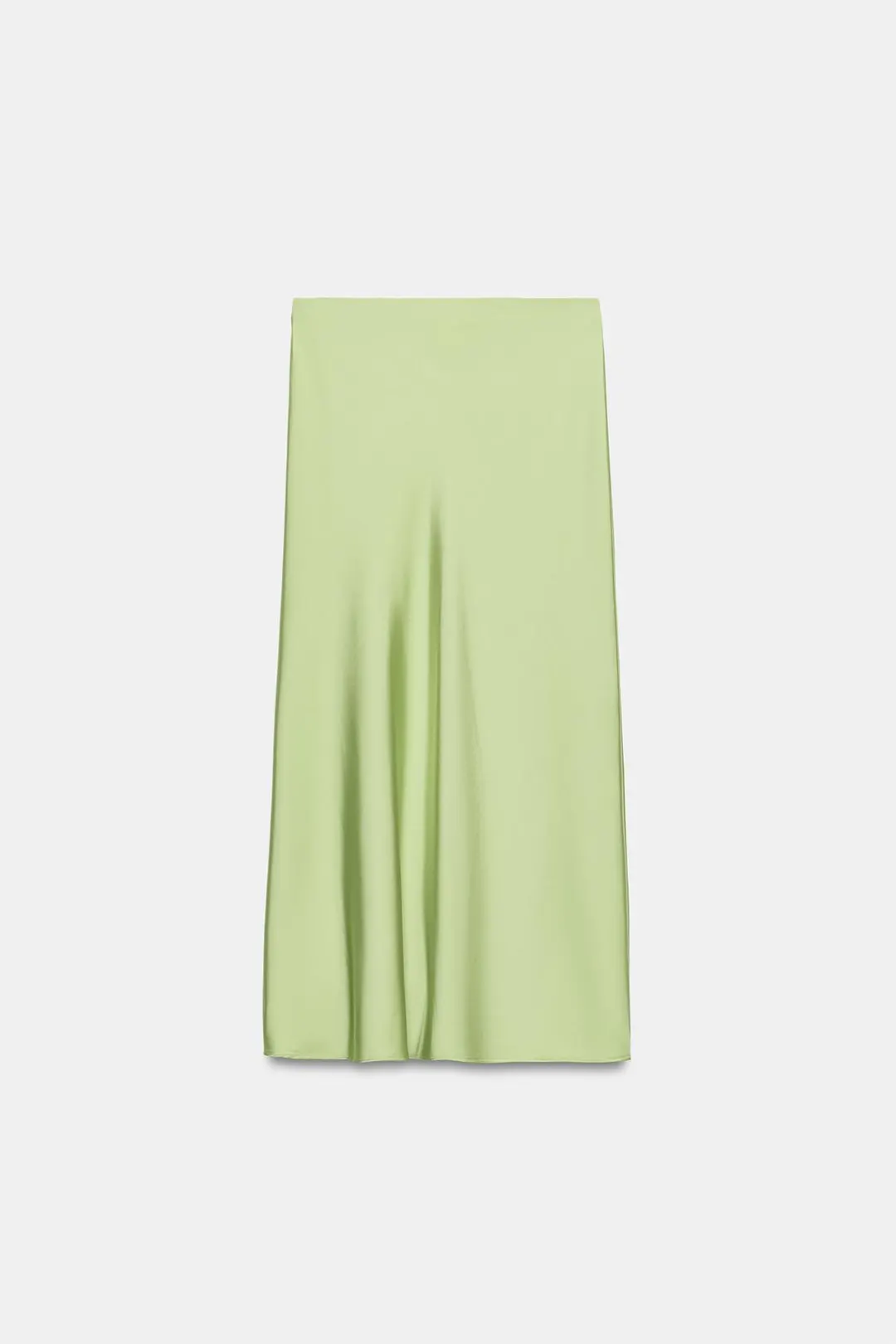 Юбка миди из сатина, Zara