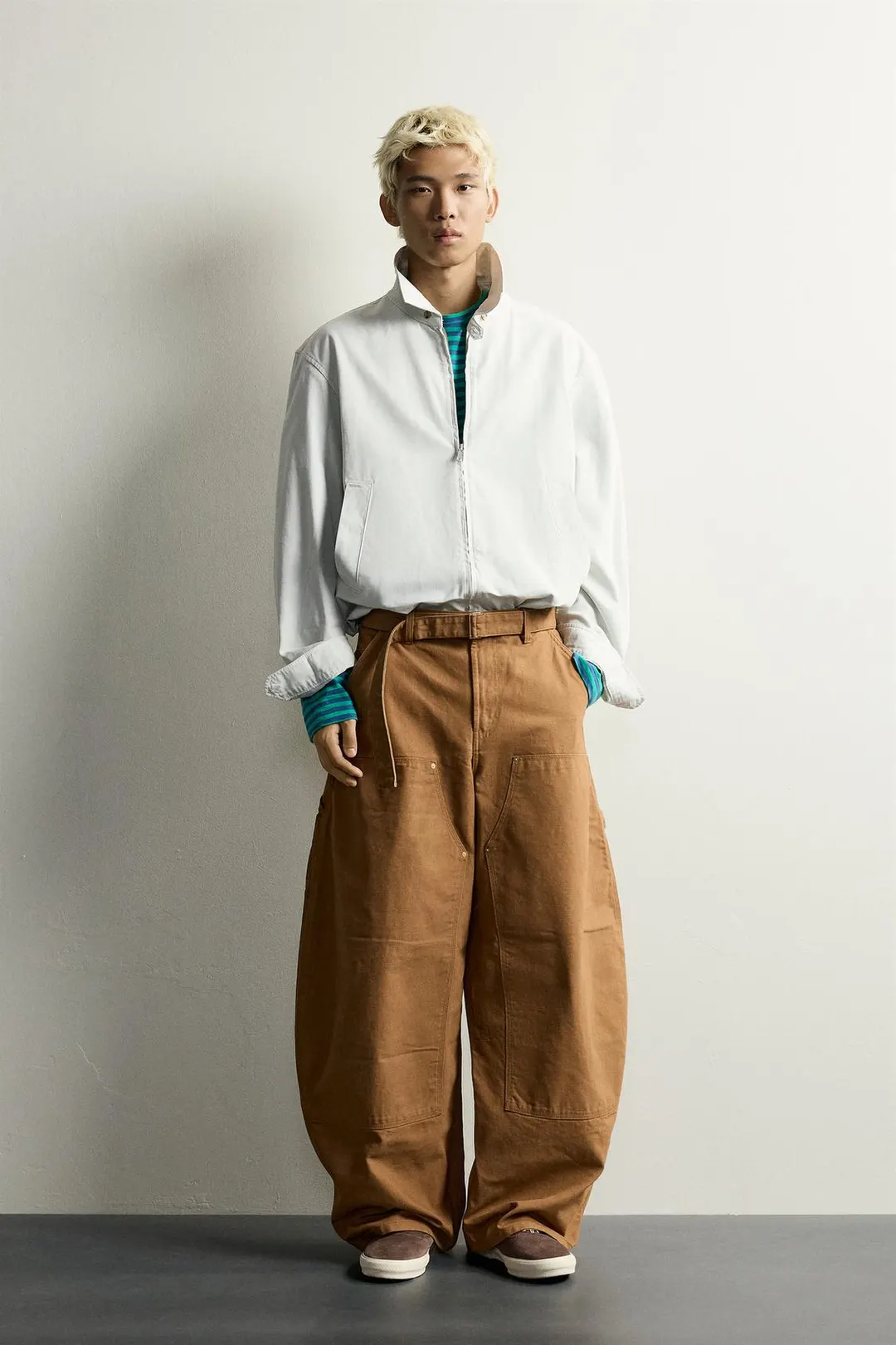 Брюки рабочие фасона баллон, Zara