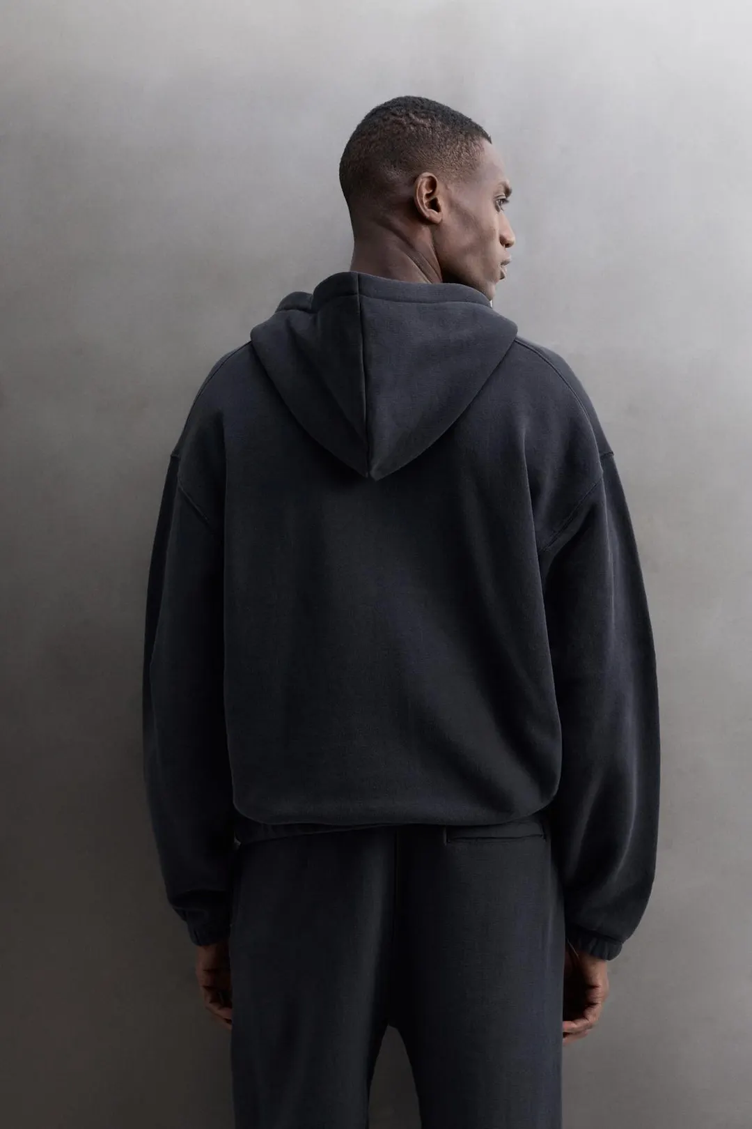 Худи из хлопка на молнии, Zara