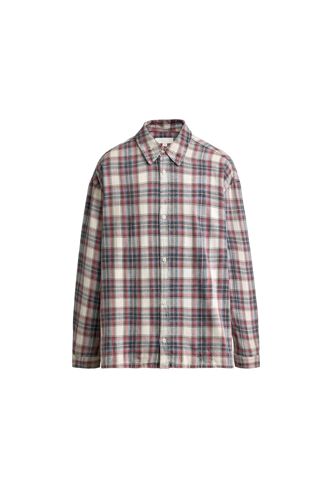 Рубашка свободного кроя в клетку, Zara
