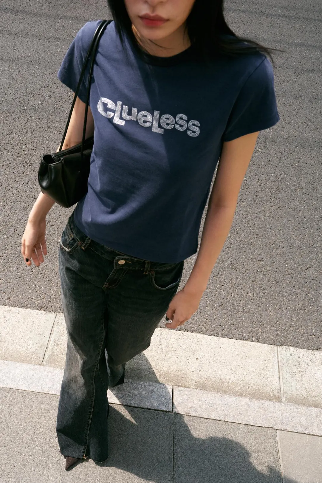 Футболка блестящая Clueless ™, Zara