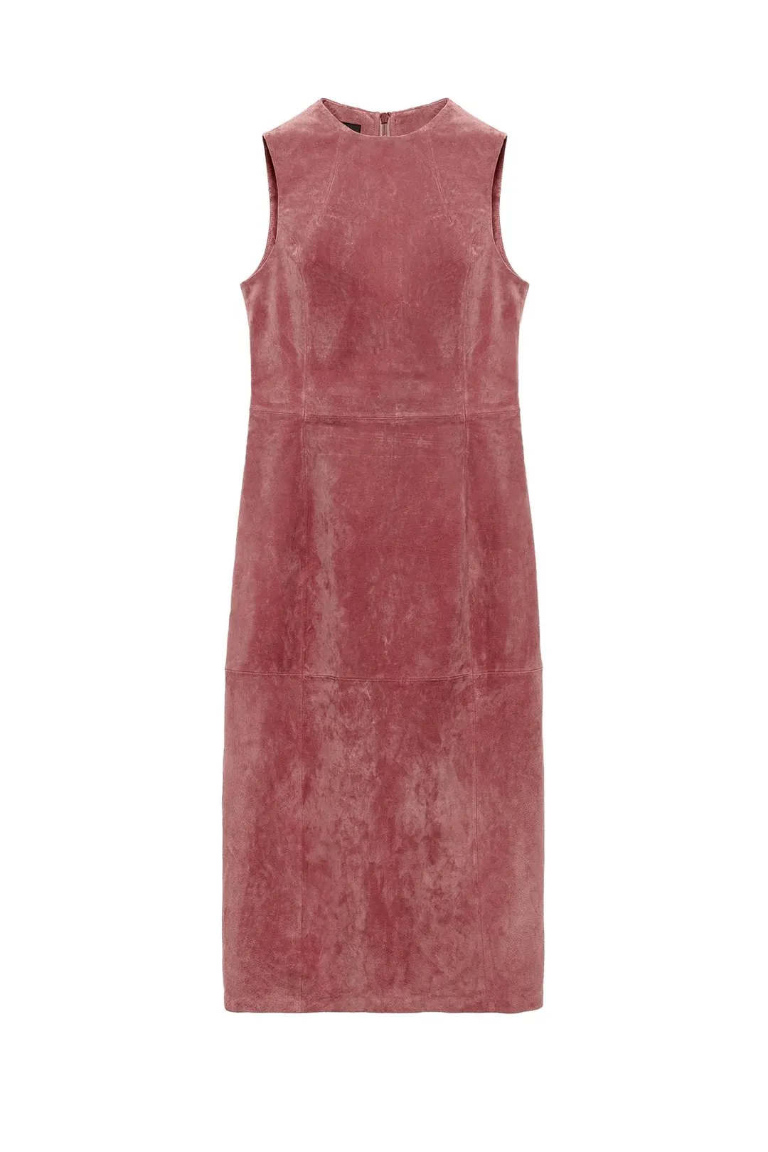 Платье миди из 100% кожи, Zara