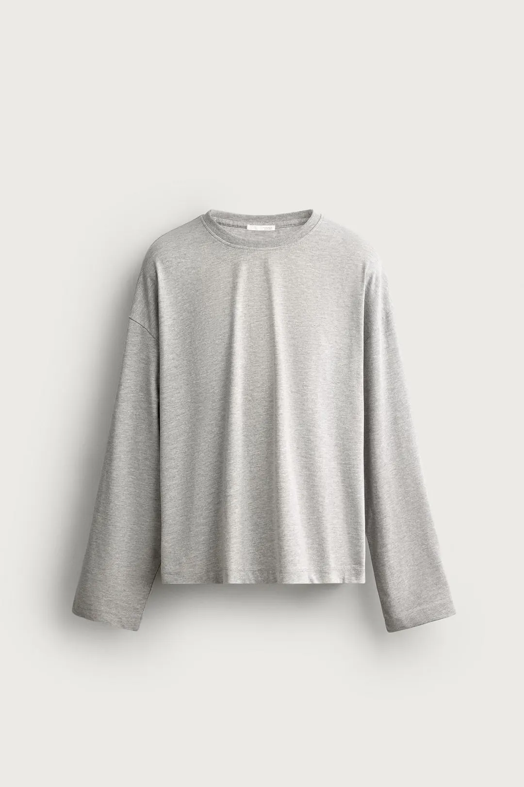 Футболка свободного кроя с длинными рукавами, Zara