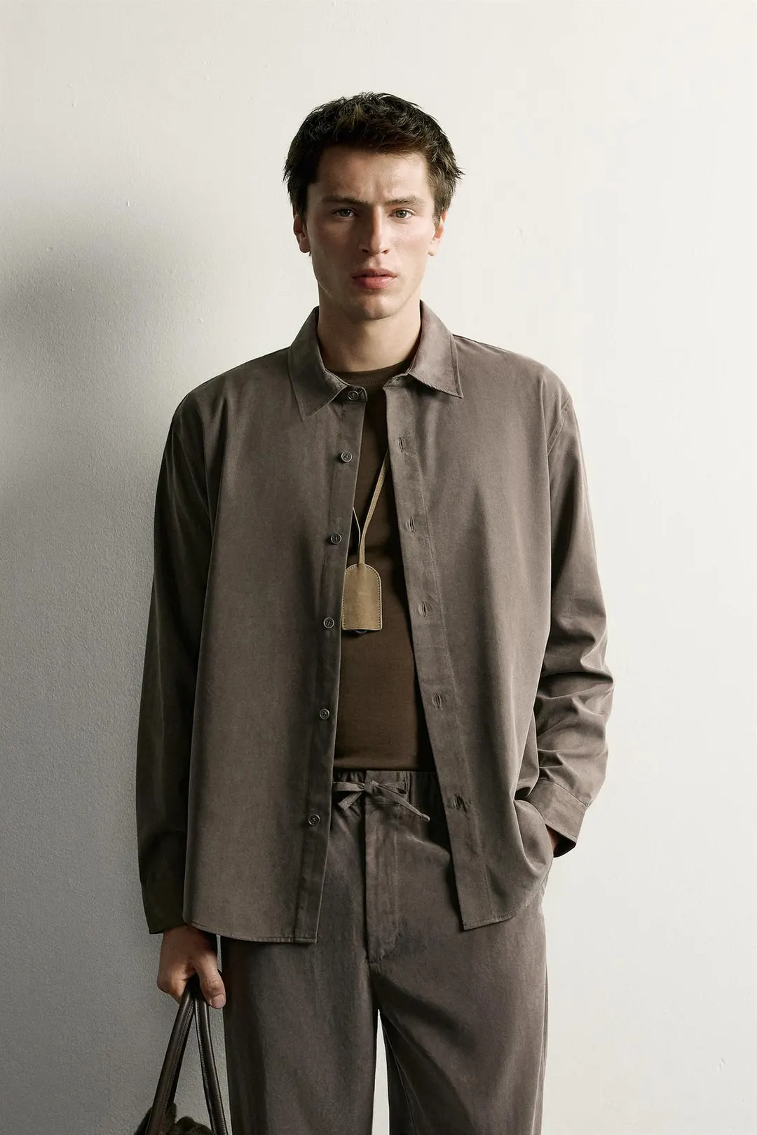 Струящаяся рубашка свободного кроя, Zara