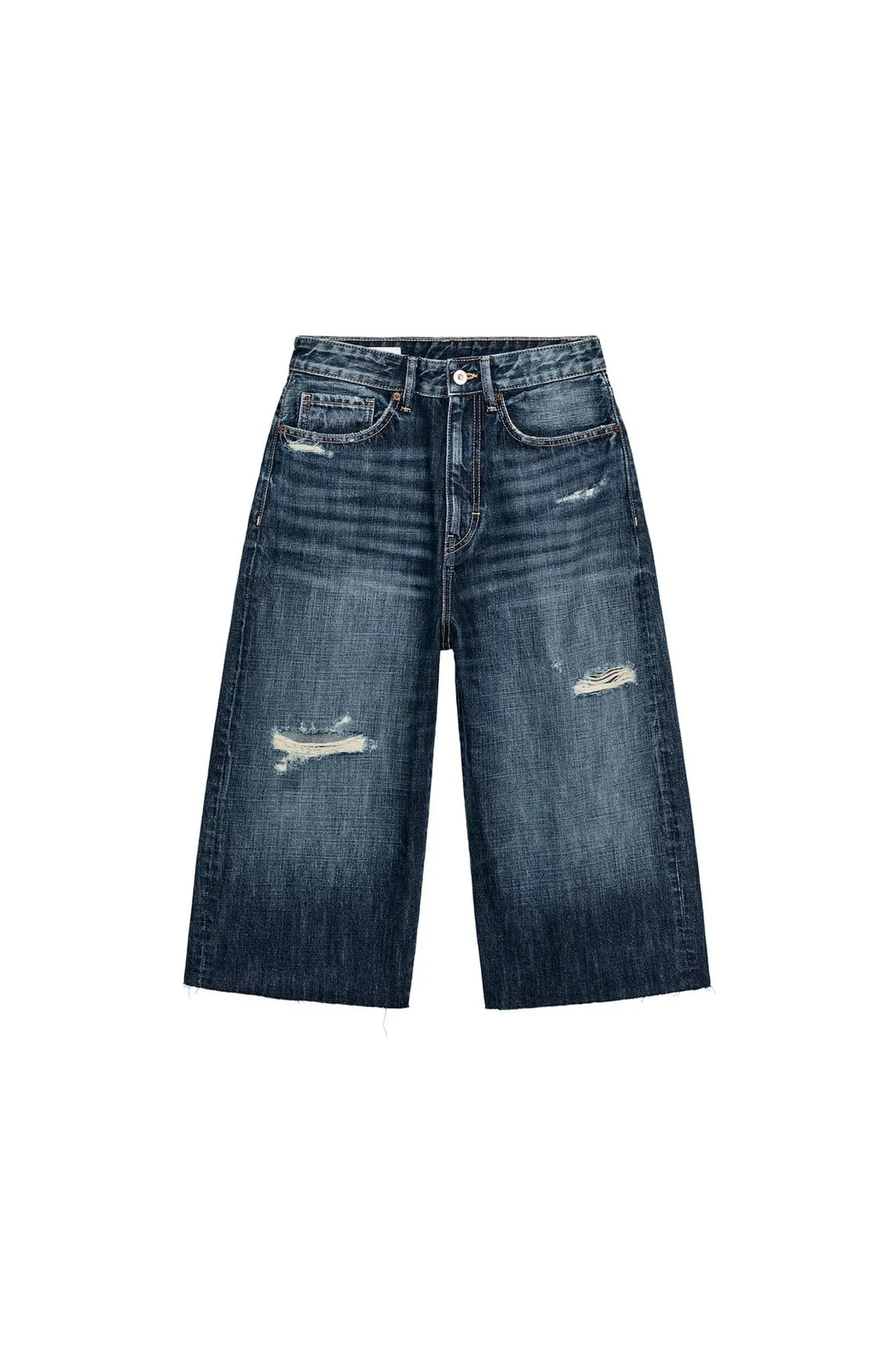 Шорты джинсовые TRF мешковатого кроя, Zara