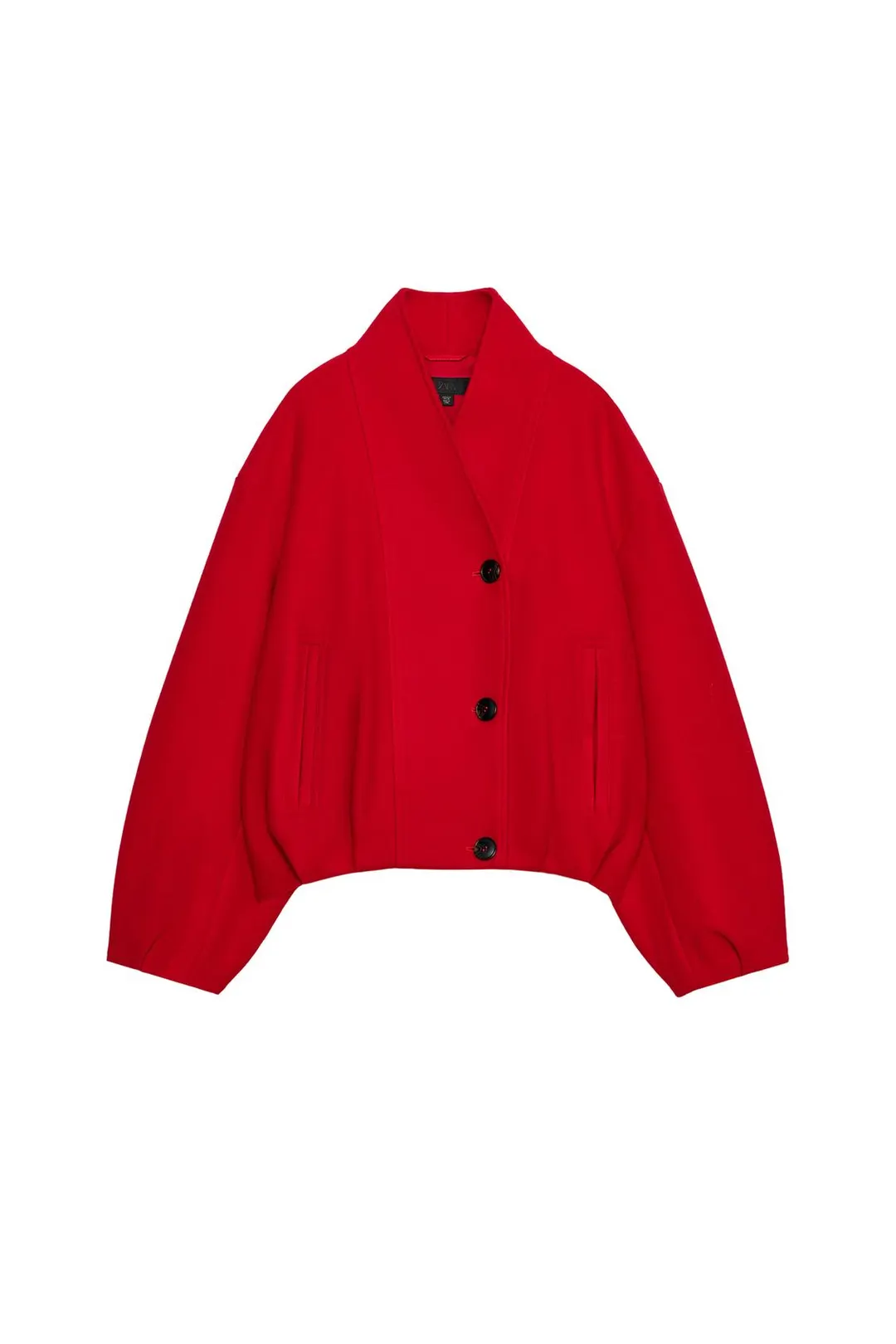 Мягкий двубортный жакет, Zara