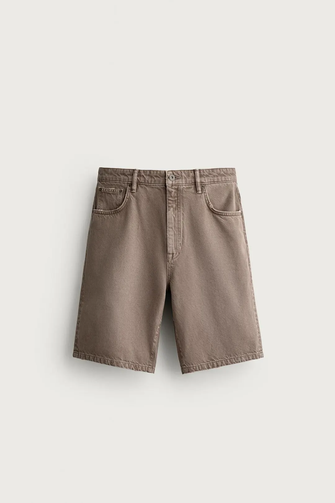 Джинсовые бермуды свободного кроя, Zara