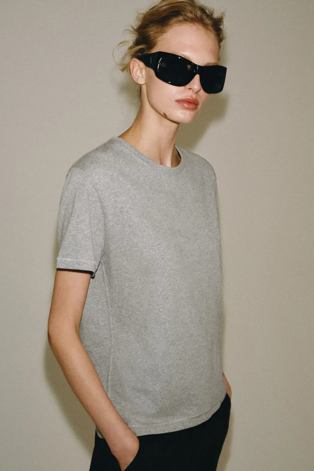 Футболка с круглым вырезом, Zara