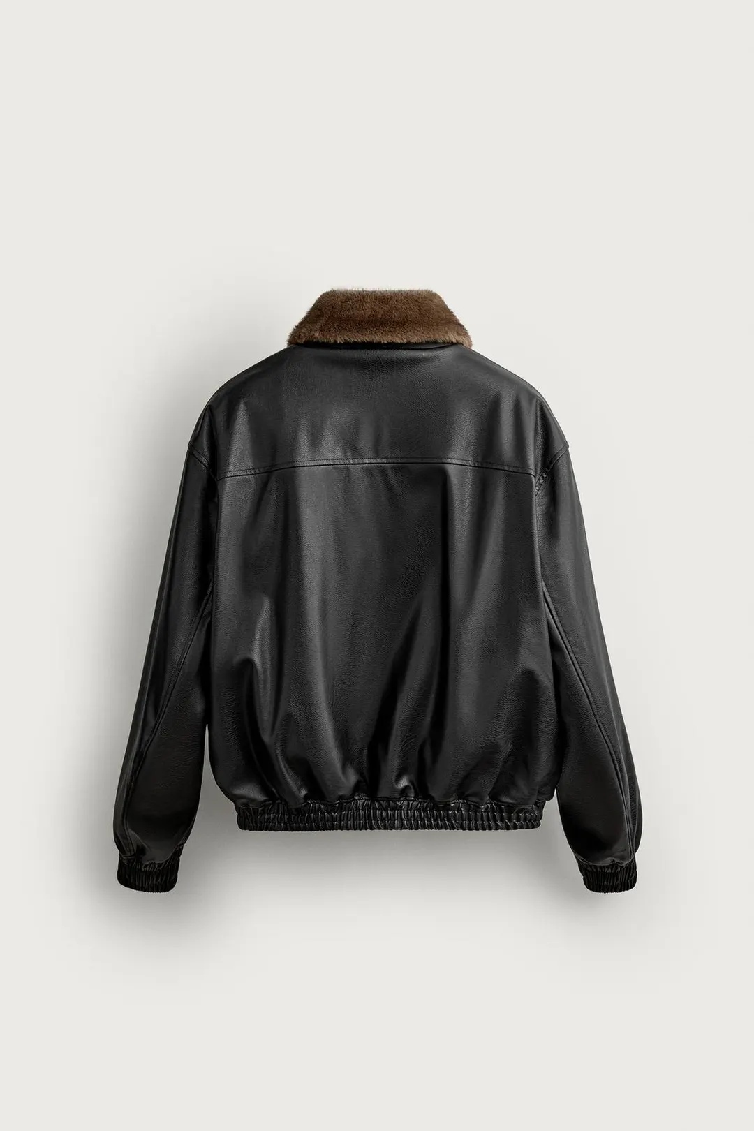 Куртка двусторонняя комбинированная под кожу, Zara