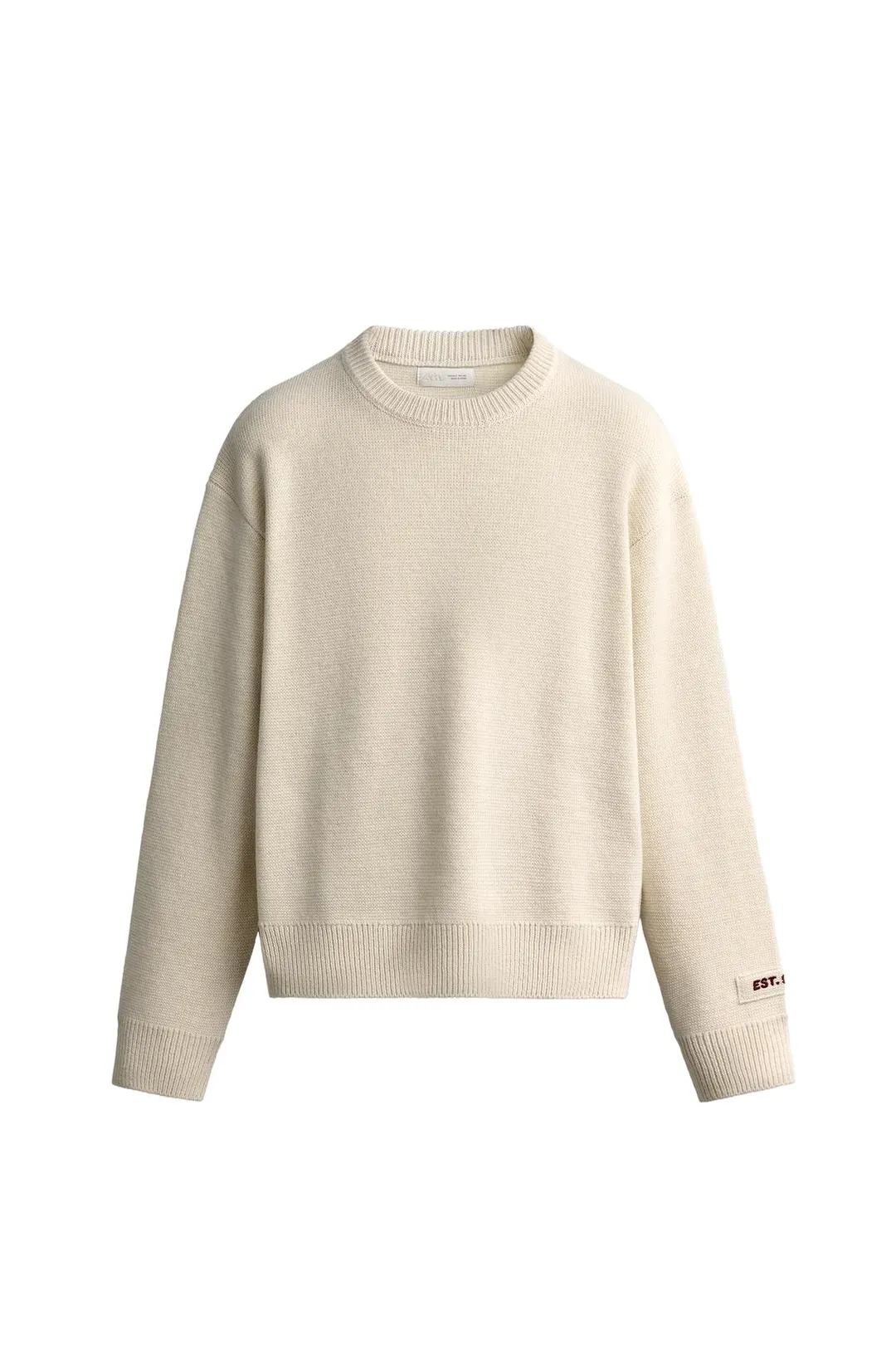 Джемпер свободного кроя с вышивкой, Zara
