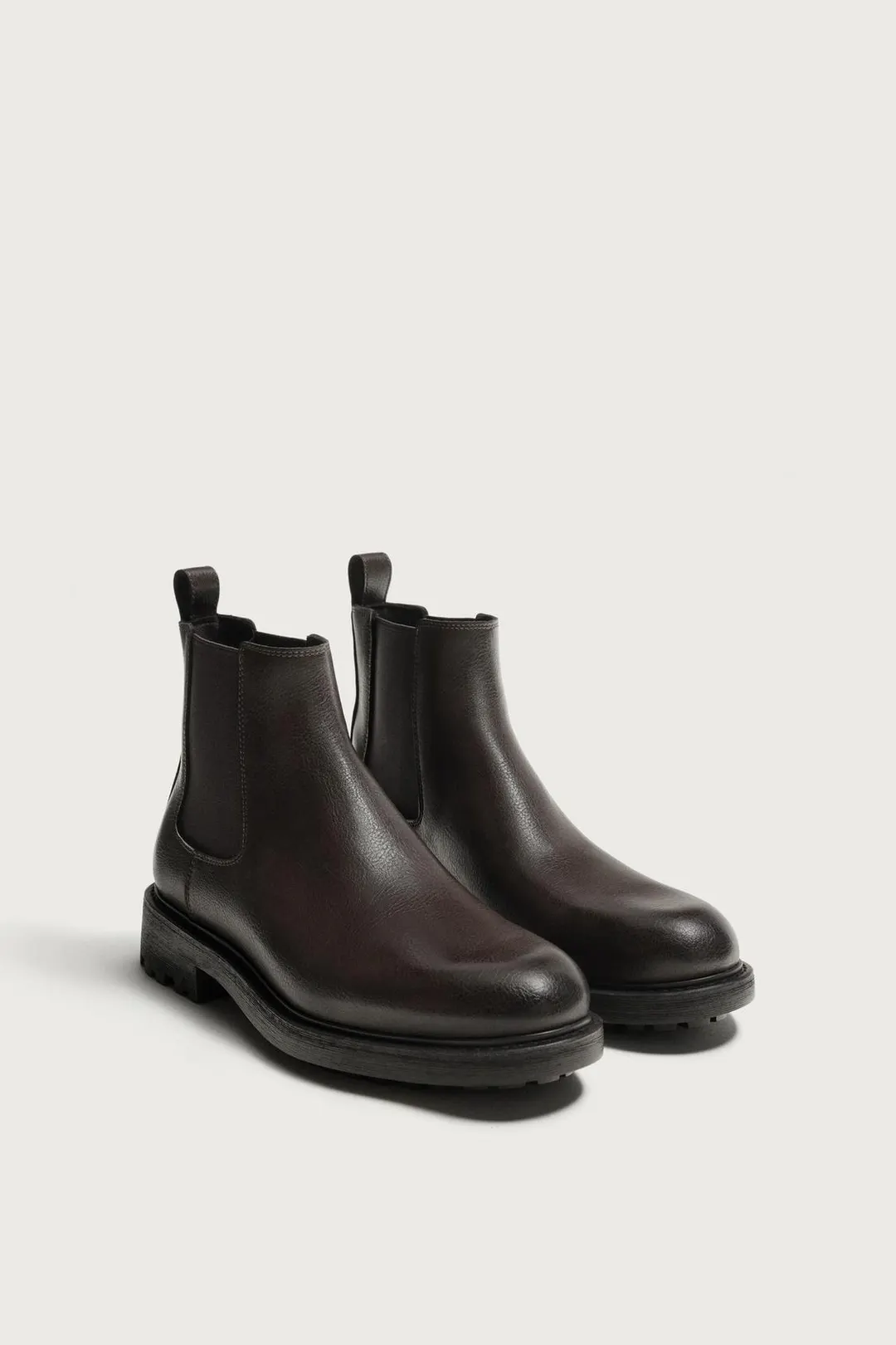 Ботинки челси на массивной подошве, Zara