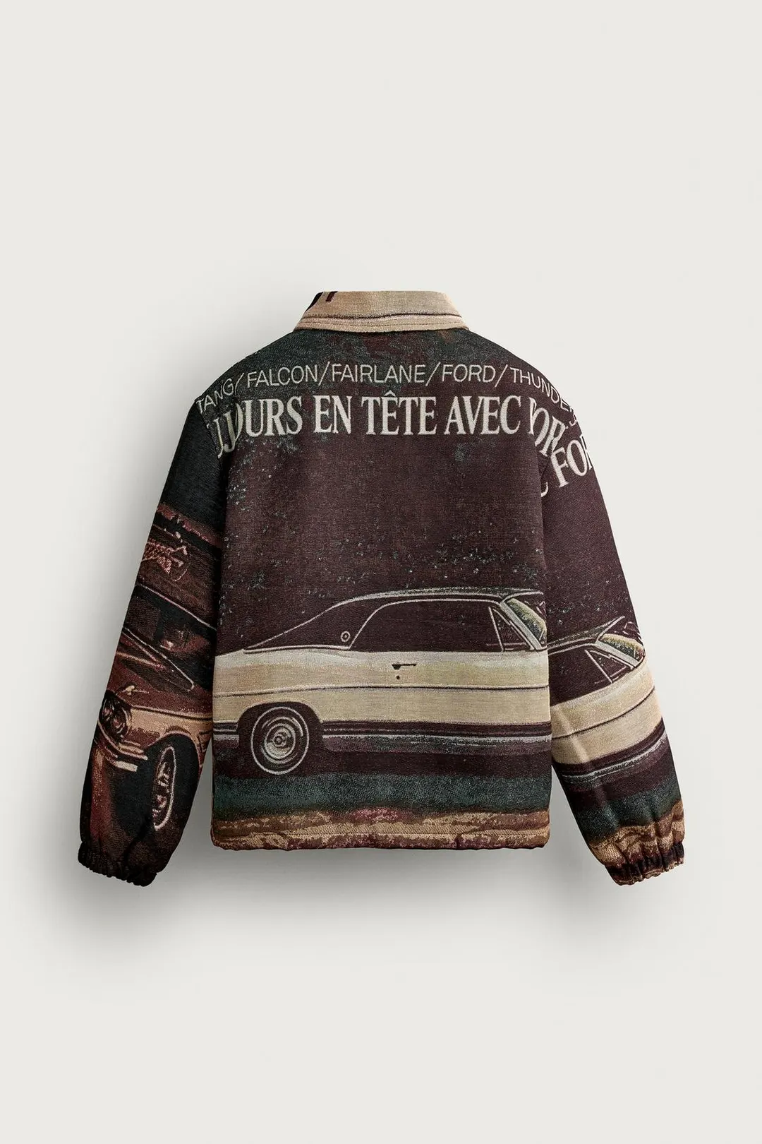 Утепленная жаккардовая куртка FORD ©, Zara