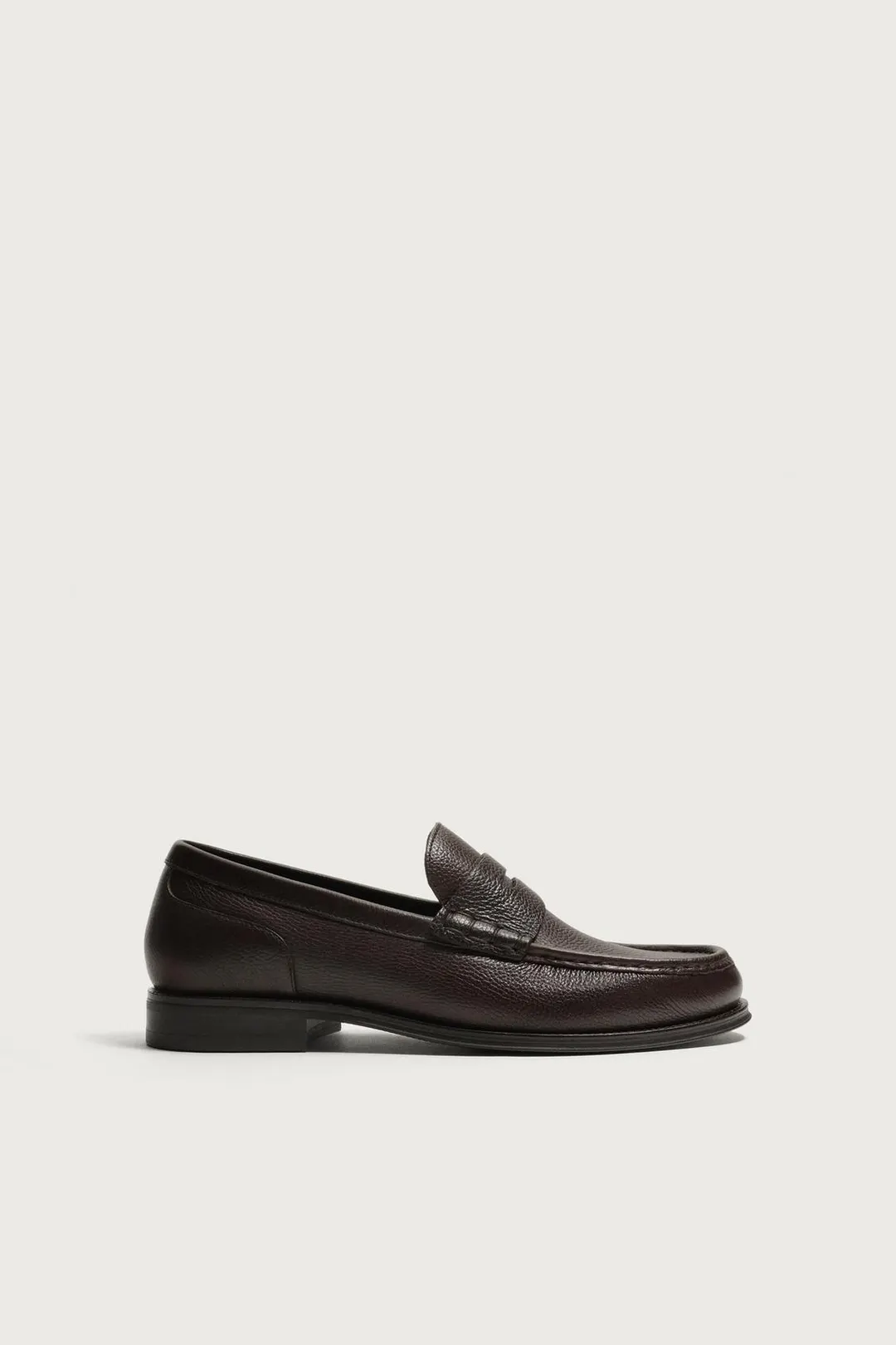 Кожаные пенни-лоферы, Zara