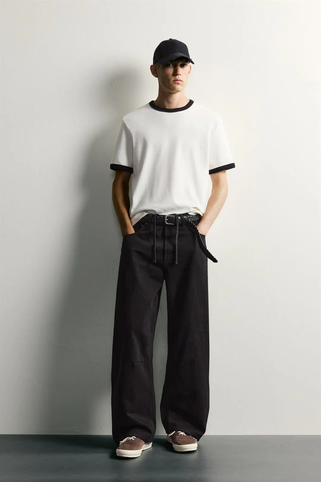 Брюки бочкообразного кроя на кулиске, Zara