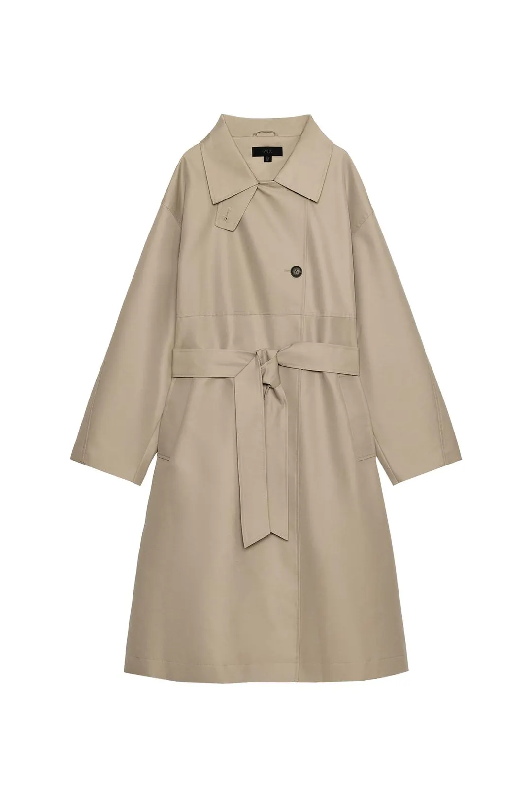 Водоотталкивающий тренч с поясом, Zara