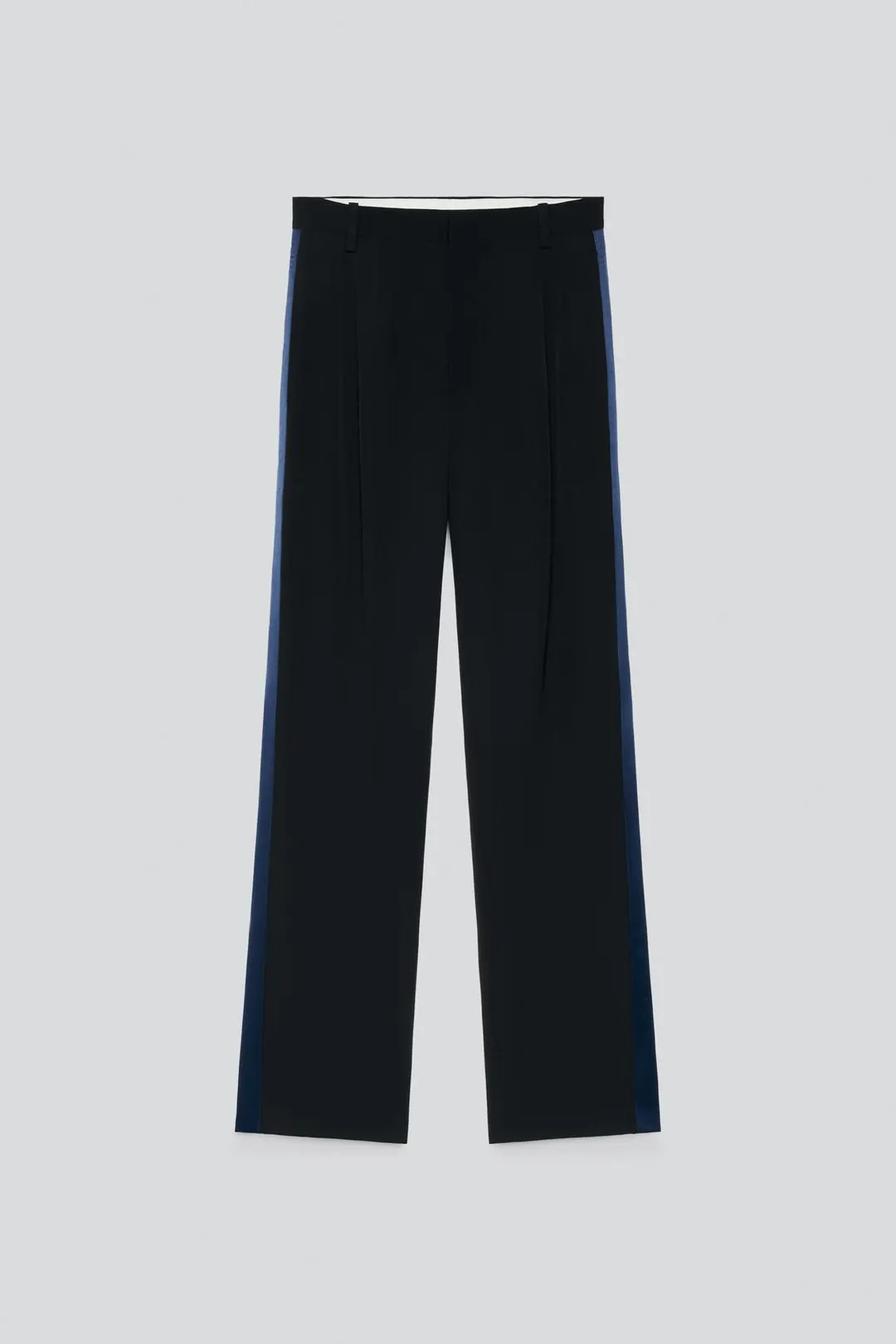 Костюмные брюки в стиле смокинга из 100% шерсти, Zara