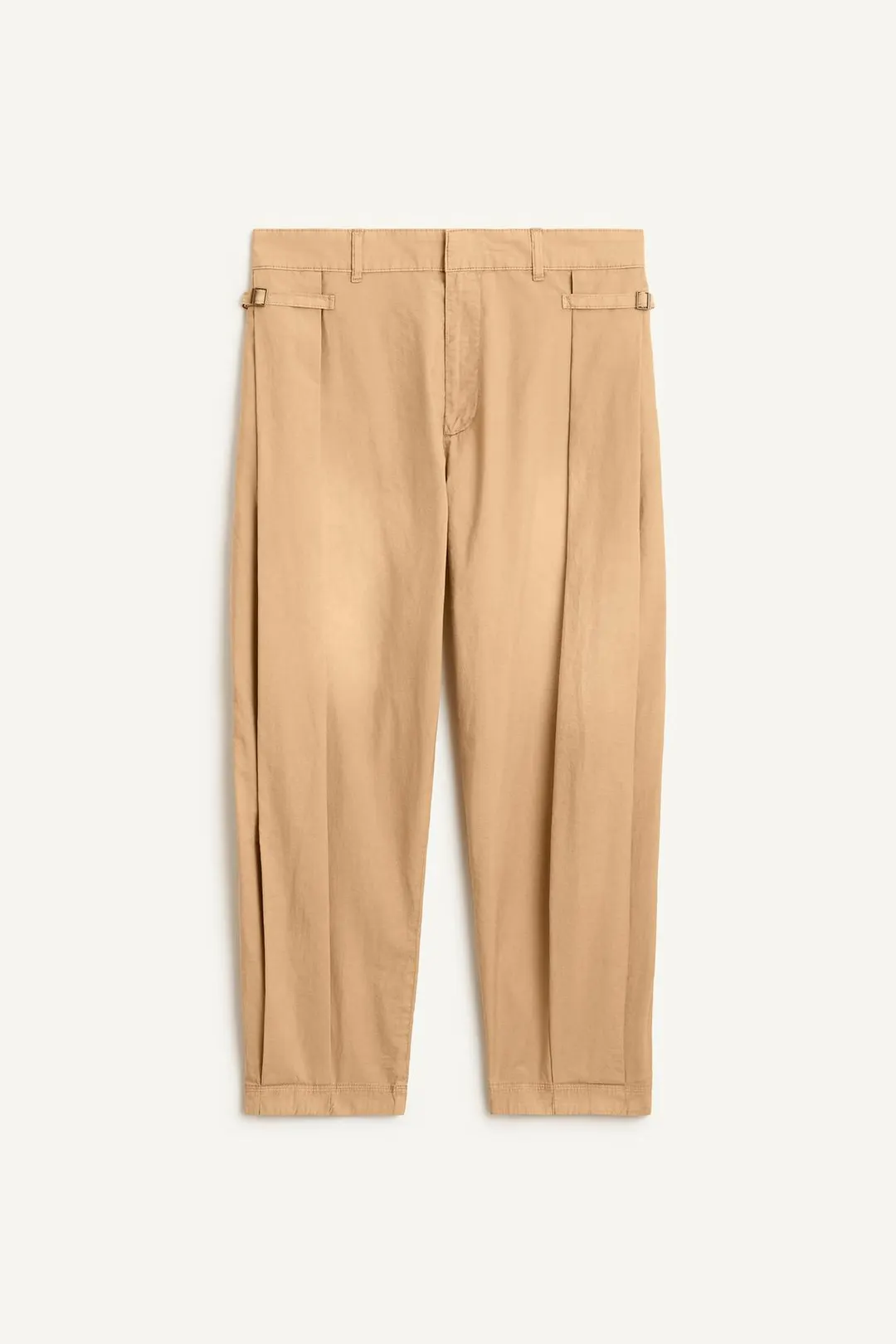Брюки баллоны со складками, Zara
