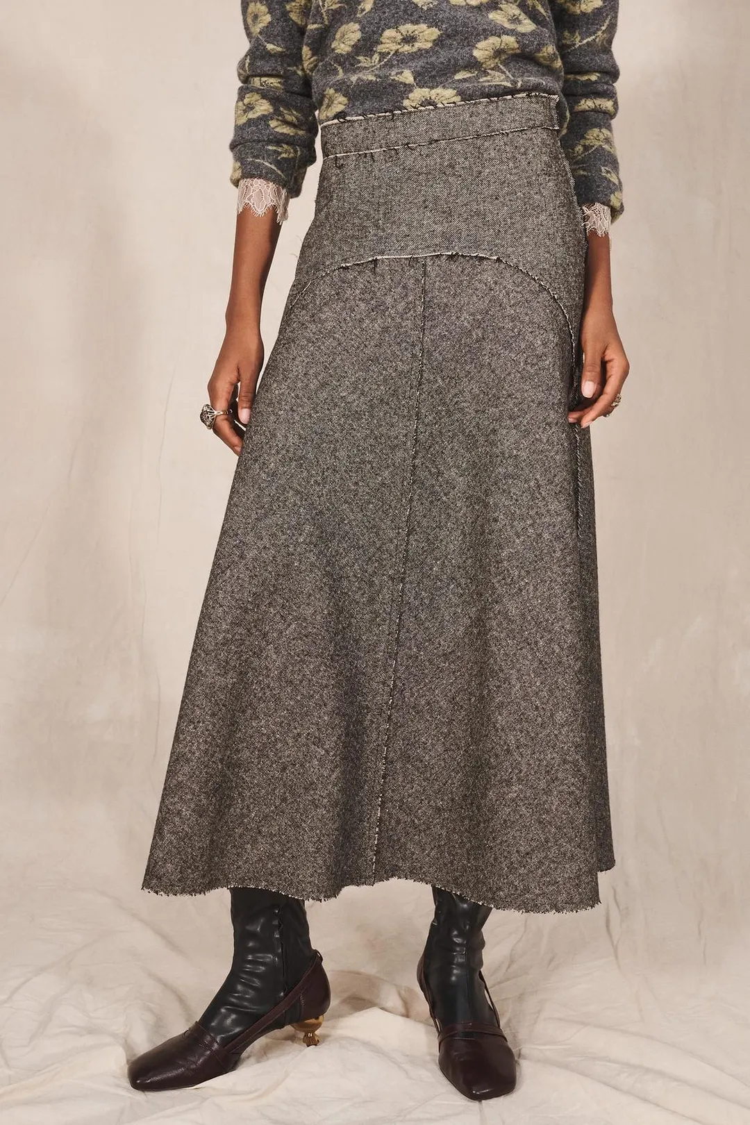 Юбка длинная расклешенная Limited Edition, Zara