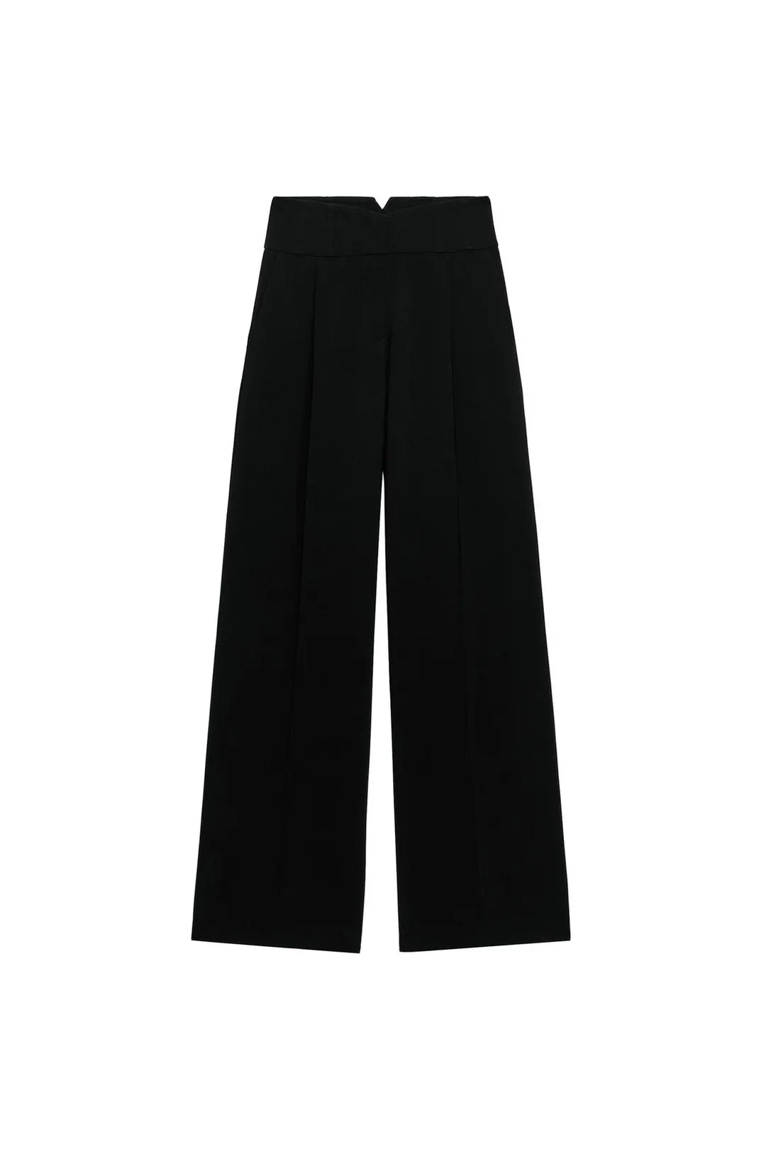 Прямые брюки с высокой посадкой, Zara