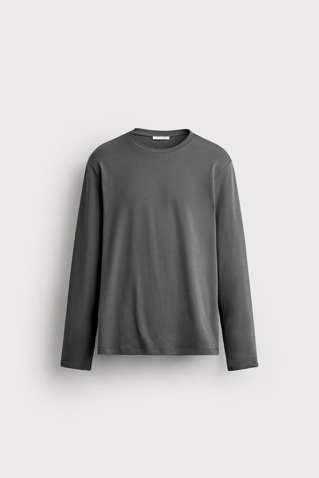 Базовая облегающая футболка с длинными рукавами, Zara