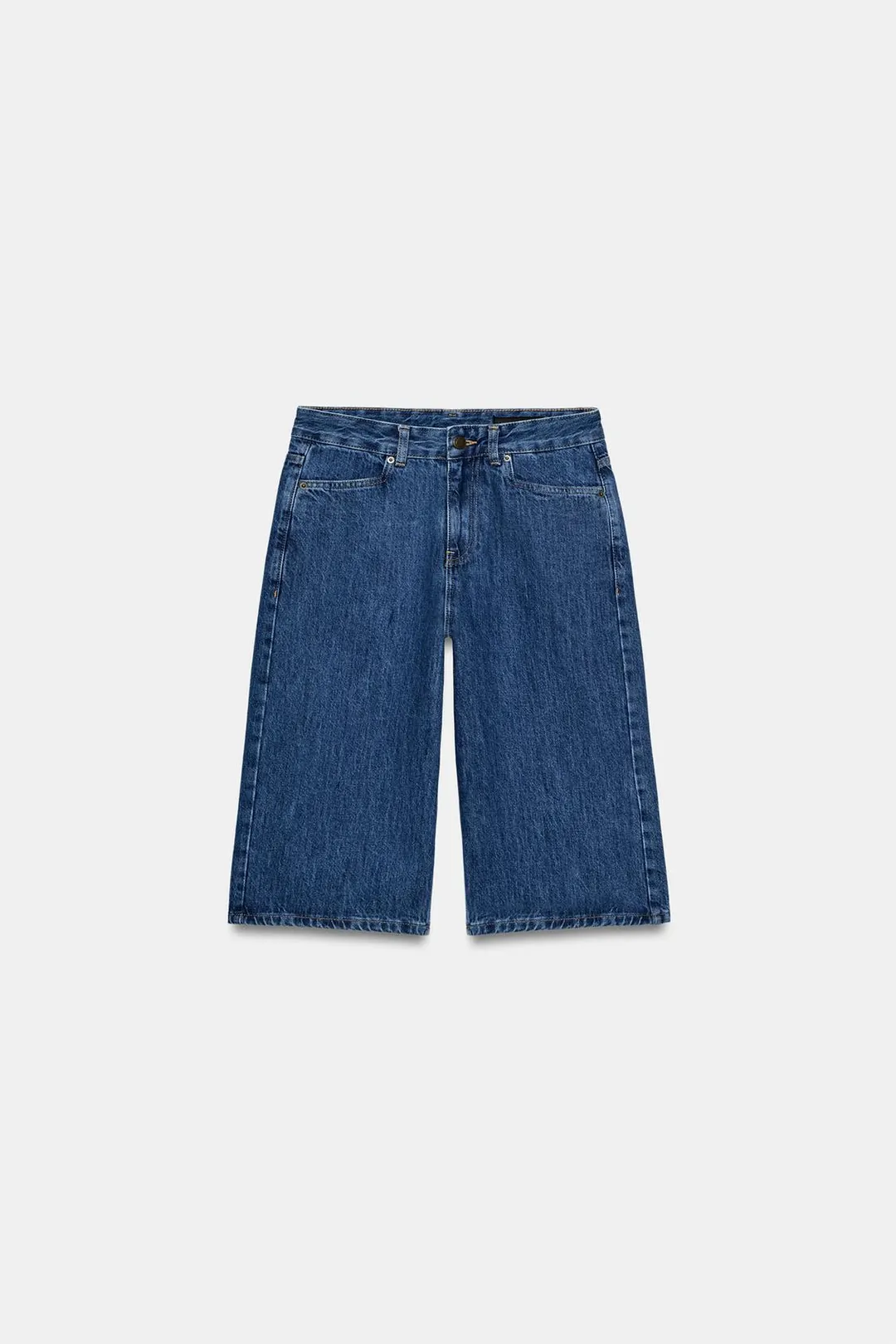 Джинсовые бермуды ZW Collection со средней посадкой, Zara