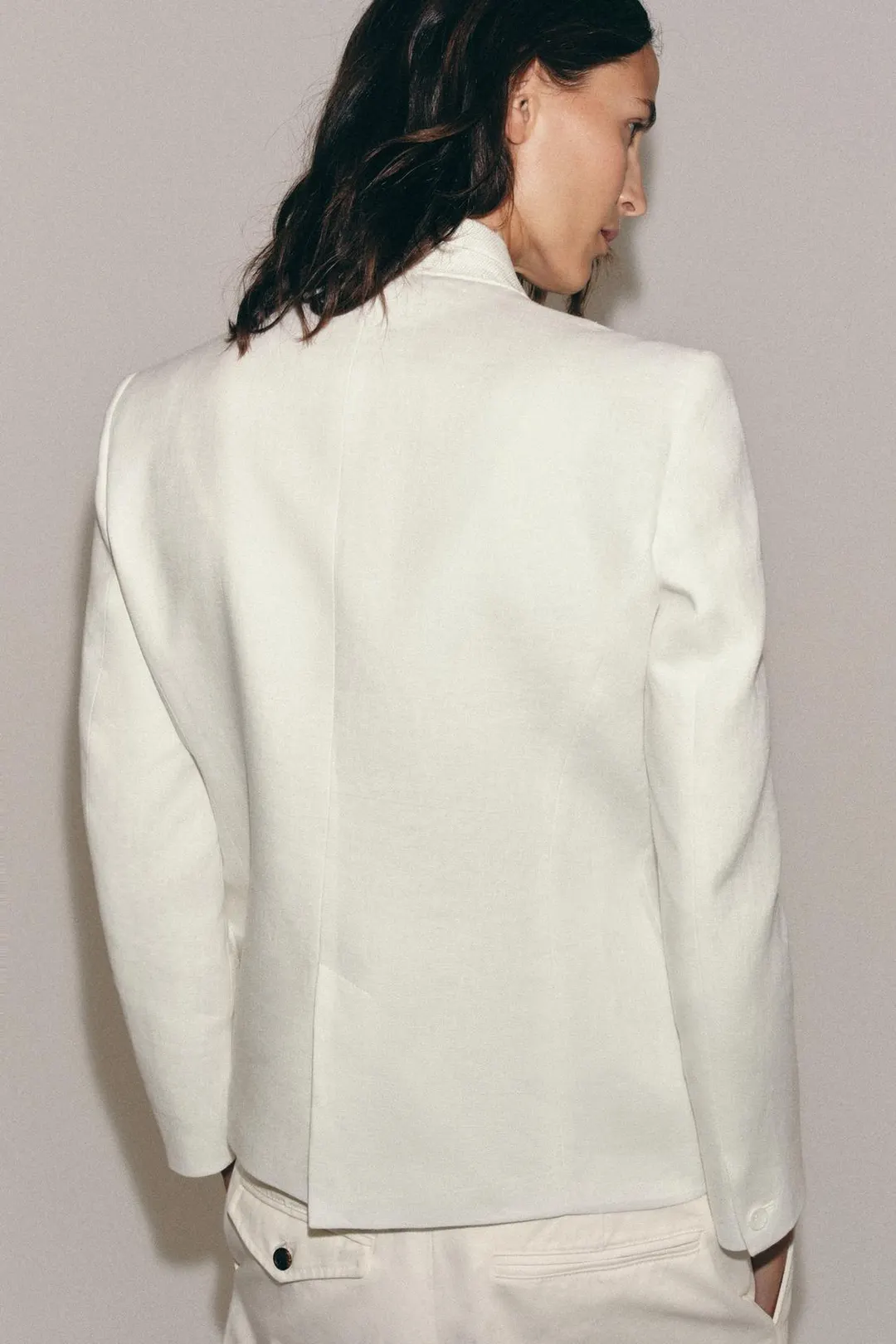 Блейзер из 100% льна ZW Collection, Zara