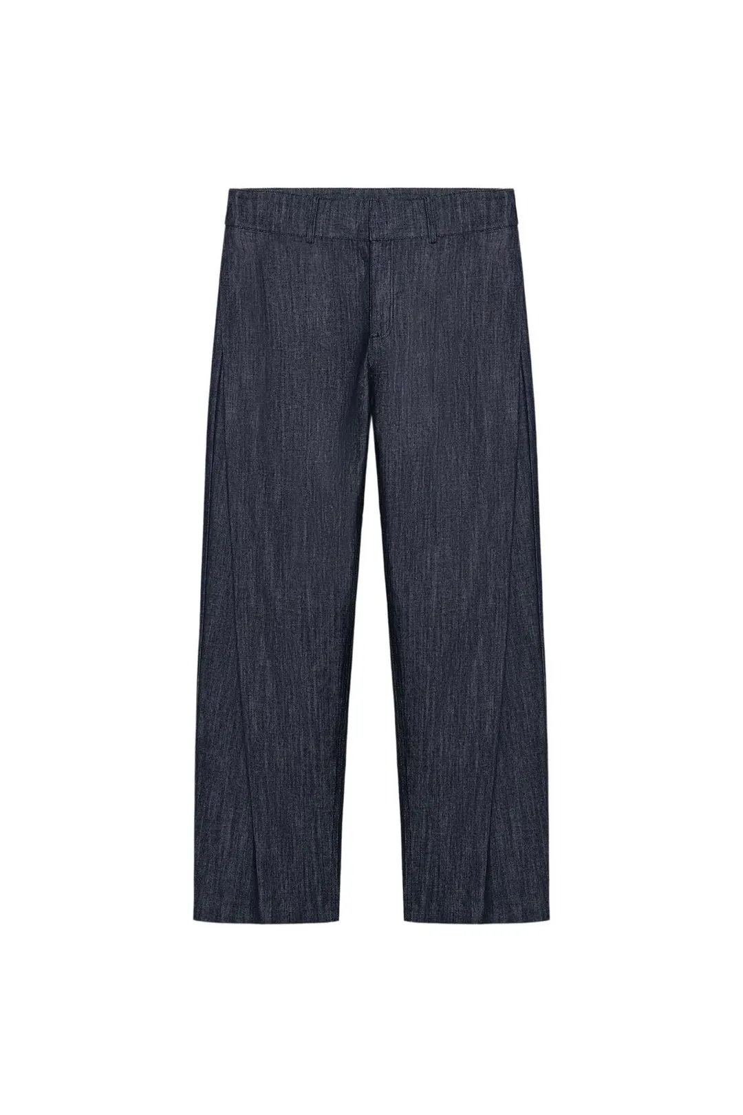 Джинсы с высокой посадкой и боковыми складками Z1975, Zara