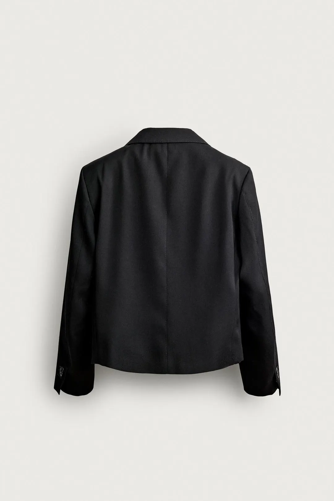 Блейзер костюмный укороченный из 100% шерсти, Zara