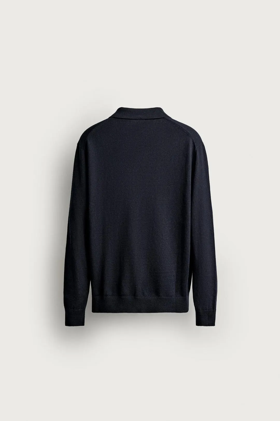 Трикотажное поло прямого кроя из смесового хлопка, Zara
