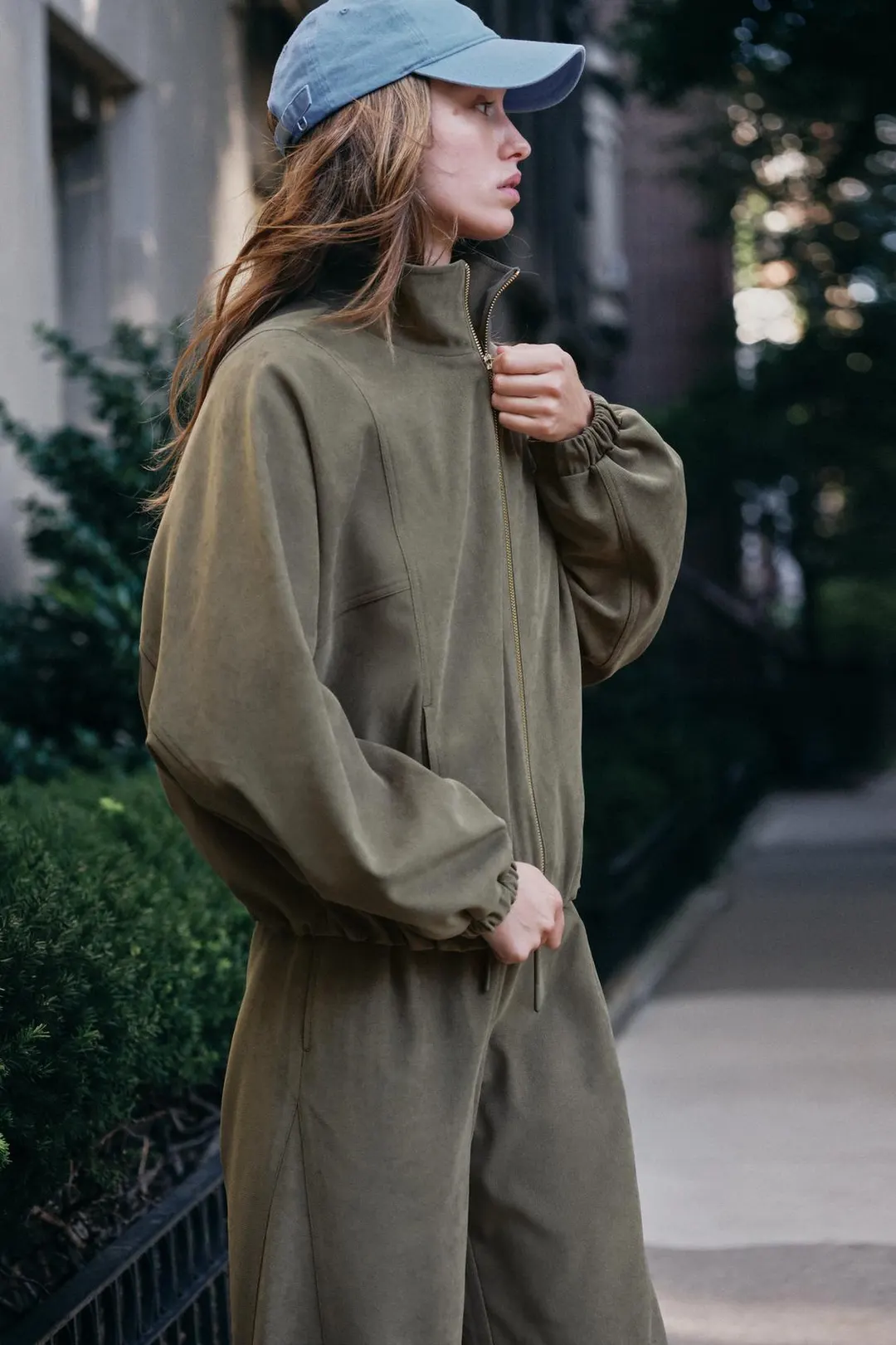 Куртка-бомбер с высоким воротником, Zara