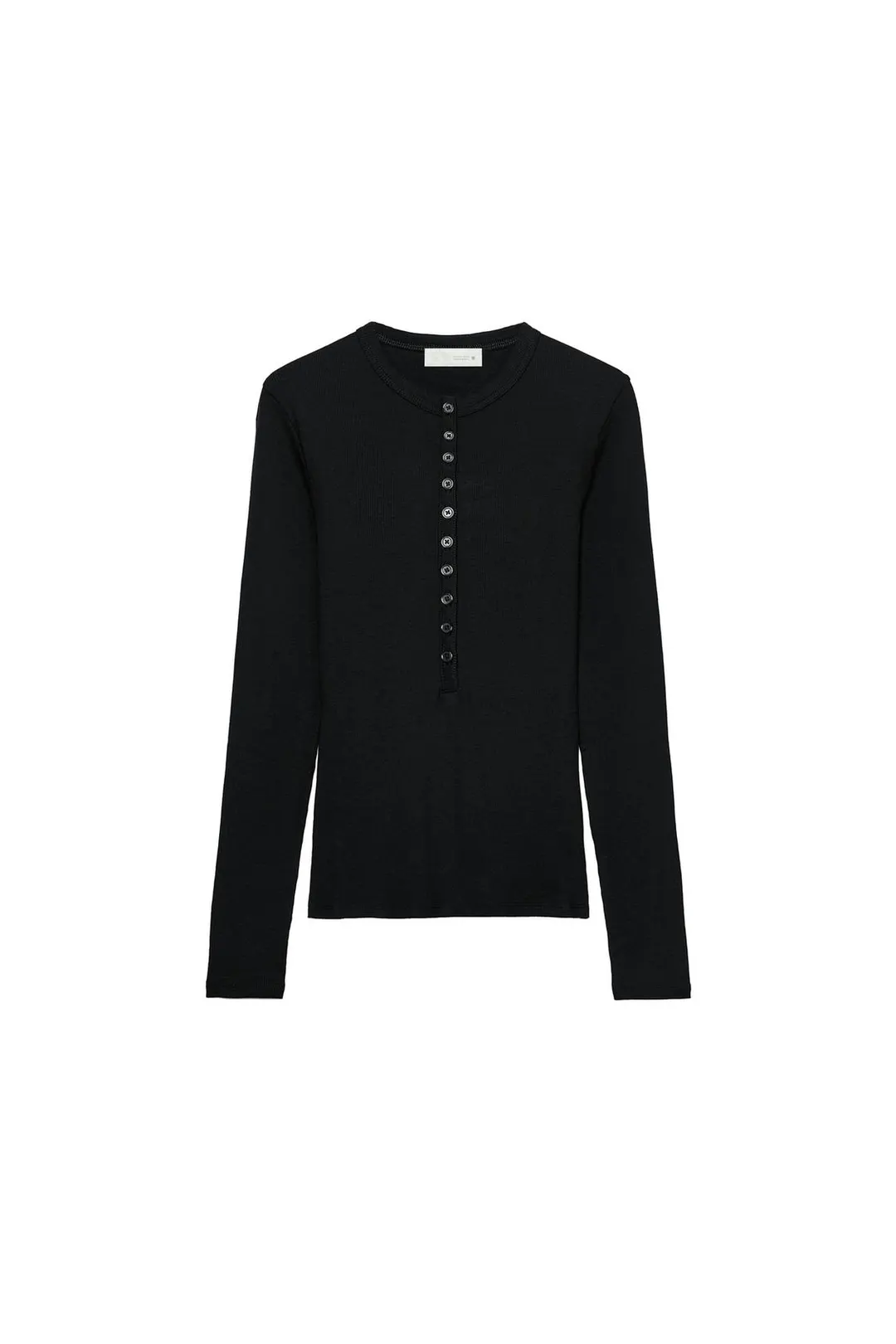 Футболка хенли с длинными рукавами, Zara