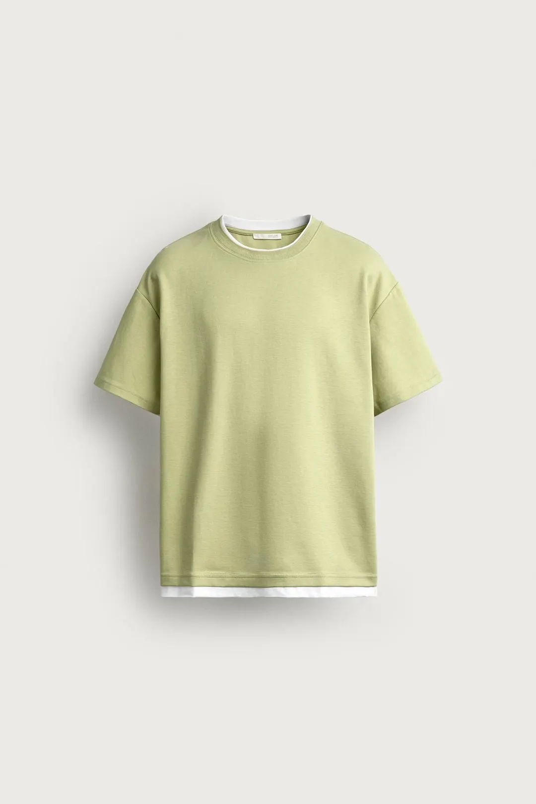 Футболка свободного кроя с контрастными деталями, Zara