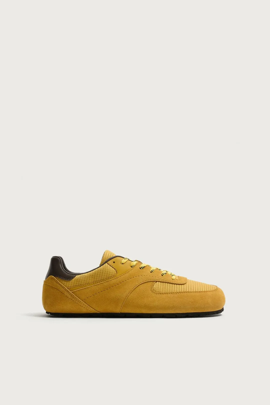 Кроссовки barefoot с кожаными деталями, Zara