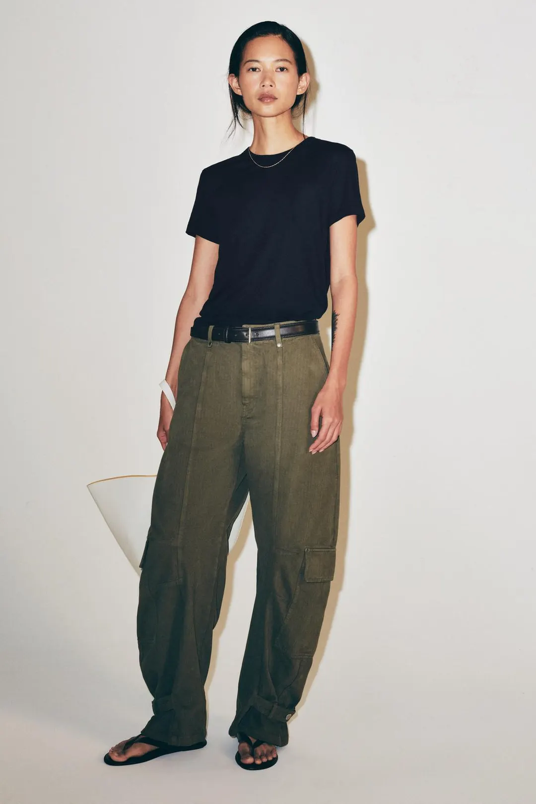 Футболка из лиоцелла с короткими рукавами, Zara