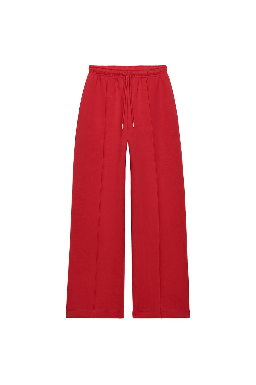 Брюки из интерлока с декоративными швами, Zara