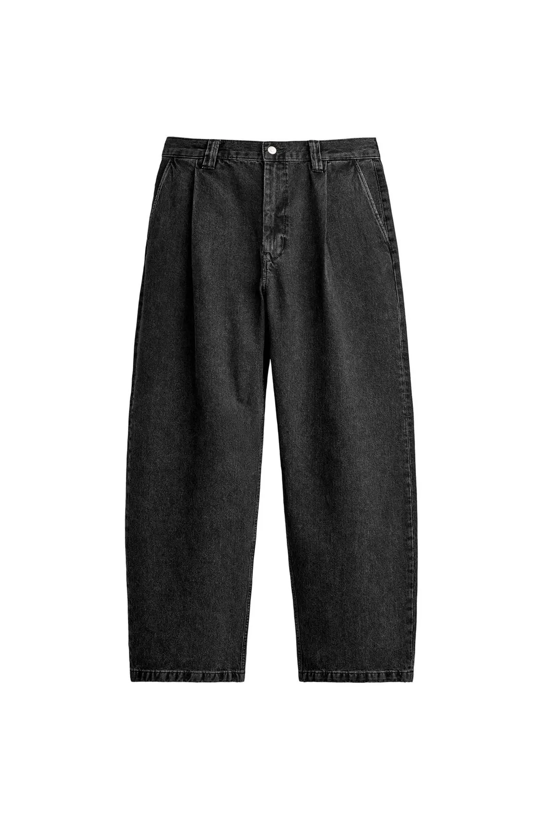 Брюки чинос свободного кроя со складками, Zara