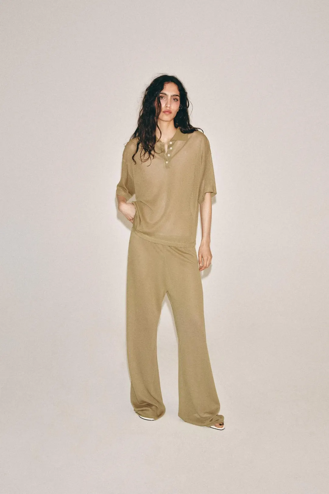 Брюки с прямыми штанинами, Zara