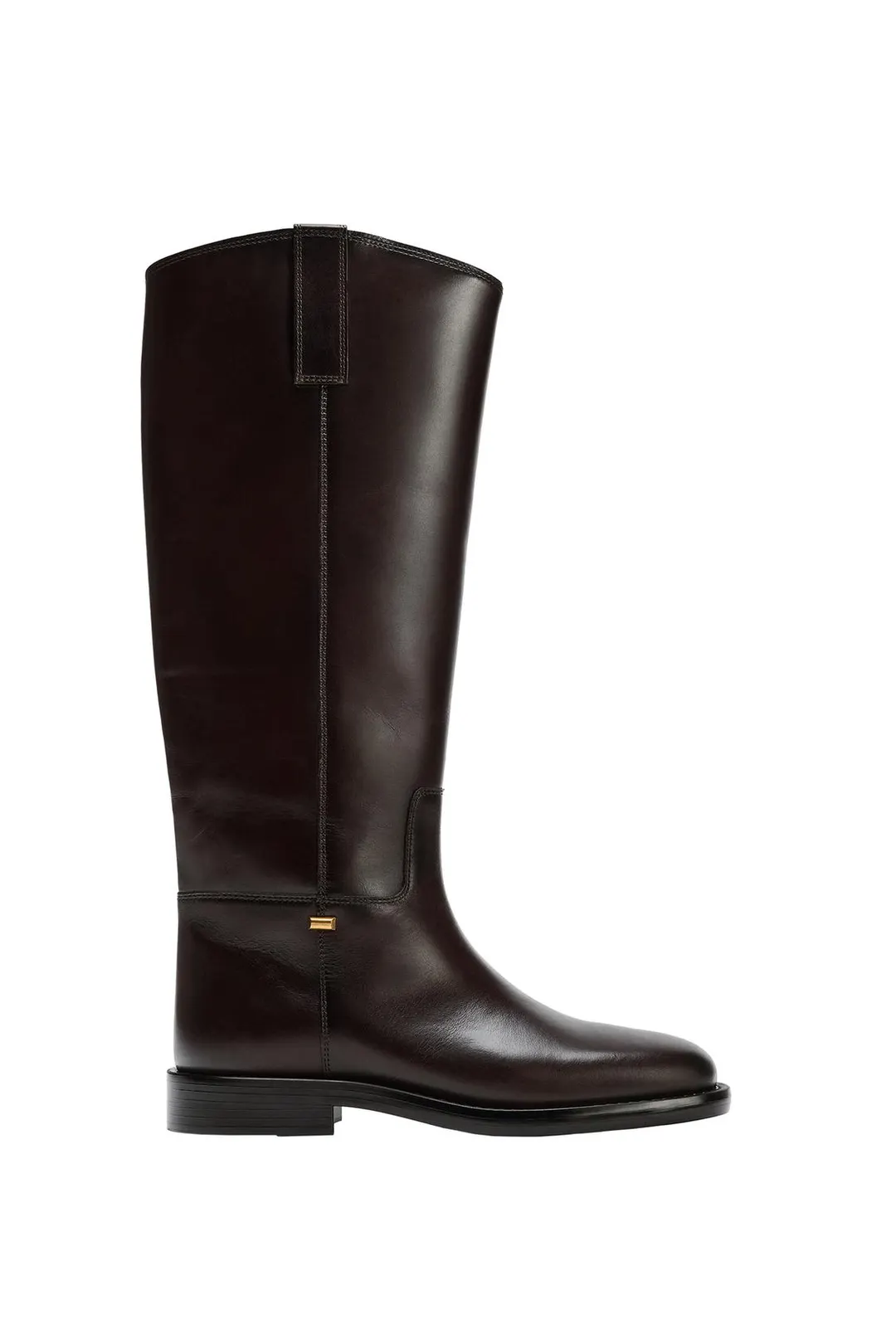 Кожаные сапоги для верховой езды, Zara