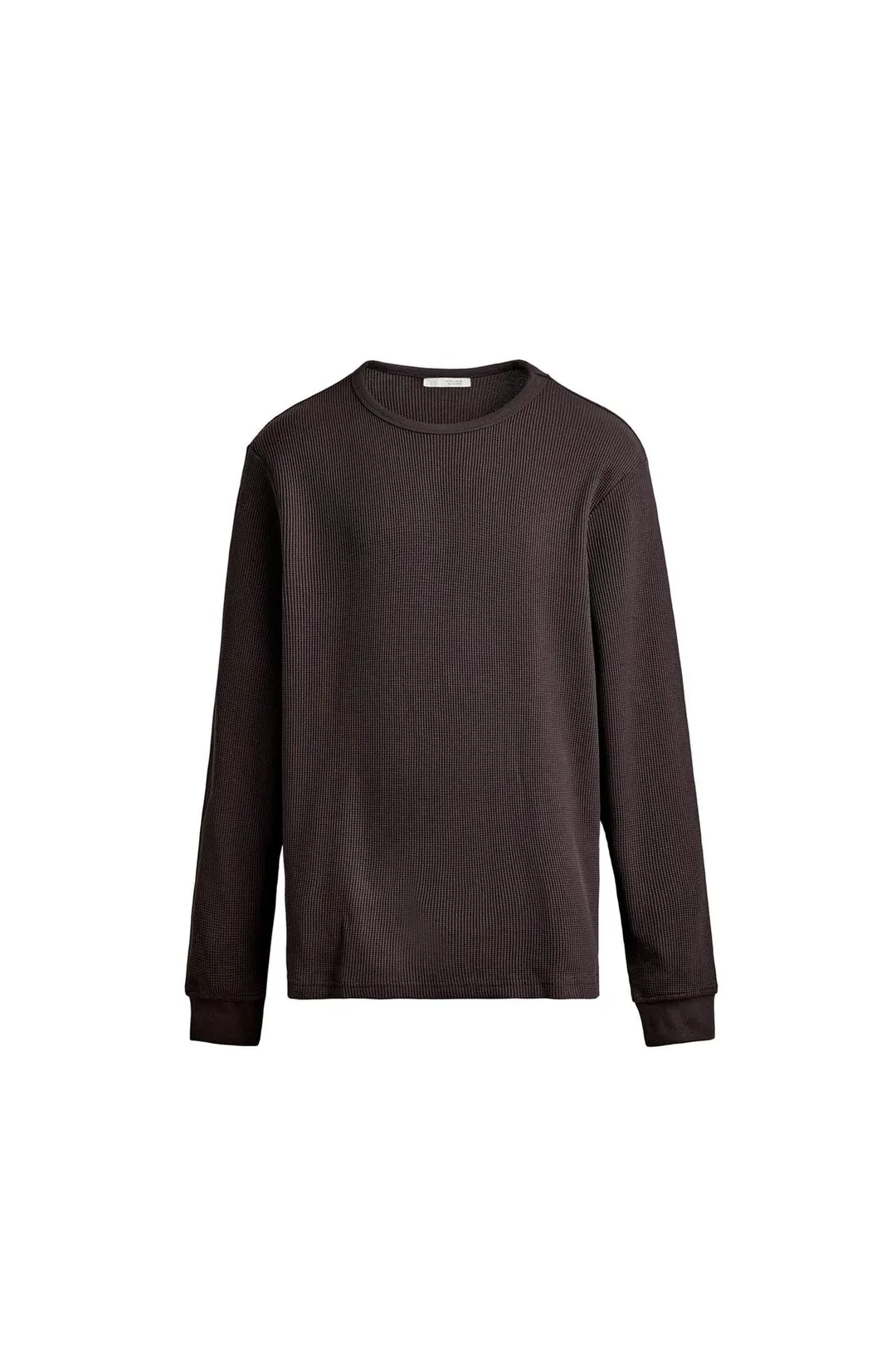 Футболка прямого кроя вафельной вязки, Zara