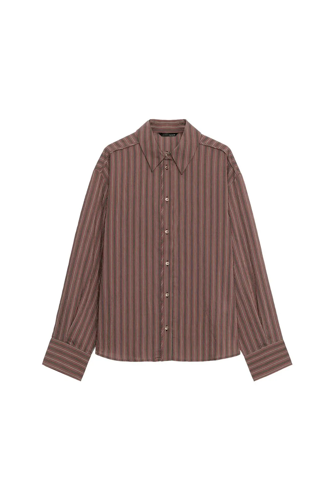 Струящаяся рубашка в полоску, Zara