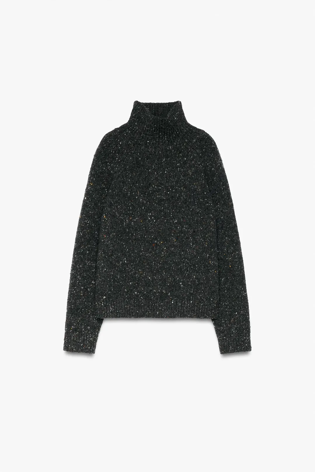 Джемпер с высоким воротником из 100% шерсти, Zara